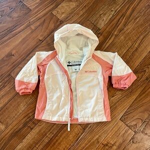 Columbia Coral pink and white Toddler winter Jacket size 2T
